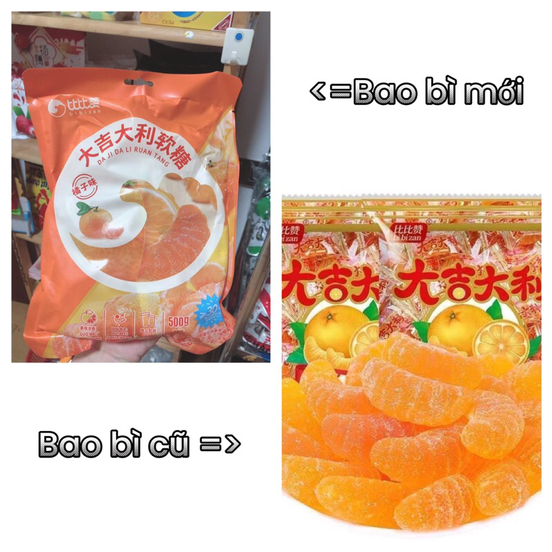 Kẹo dẻo quýt đường 500g