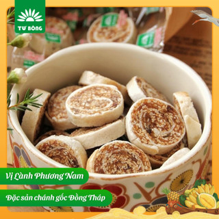Chuối Cuộn Hạt Mè - Làm Từ Trái Cây Miền Tây, Ít Đường, Dẻo Giòn - Đặc Sản Chánh Gốc Đồng Tháp - Tư Bông