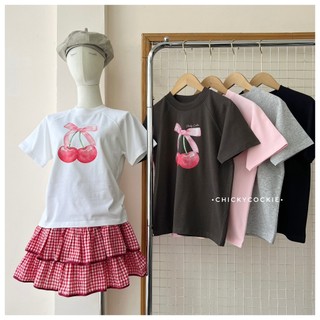 [CC] Áo thun Babytee Cherry đính nơ