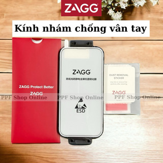  Kính cường lực Zagg chống chói  nhám trong chống vân tay cho IPhone 15 Plus  14 Pro Max  14 Pro siêu mỏng  mượt mà 
