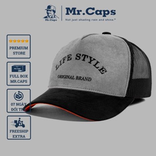 Nón lưới Life Style chính hãng - Mũ kết lưới lưỡi trai nam nữ phối lưới thời trang unisex Mrcap MR01