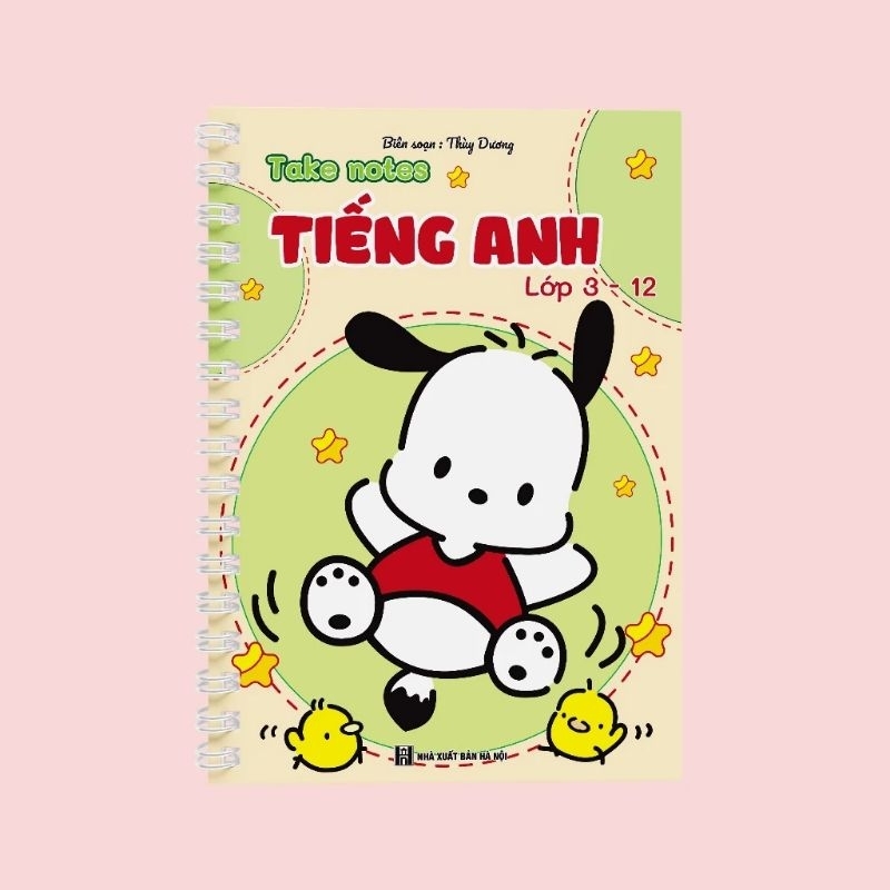 Sổ Lò Xo Takenote môn Toán Văn Tiếng Anh