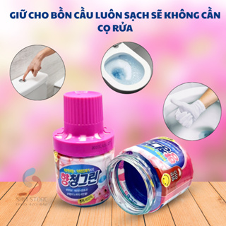 Cốc Thả Bồn Cầu Hàn Quốc hương hoa cao cấp, giúp diệt khuẩn thơm mát