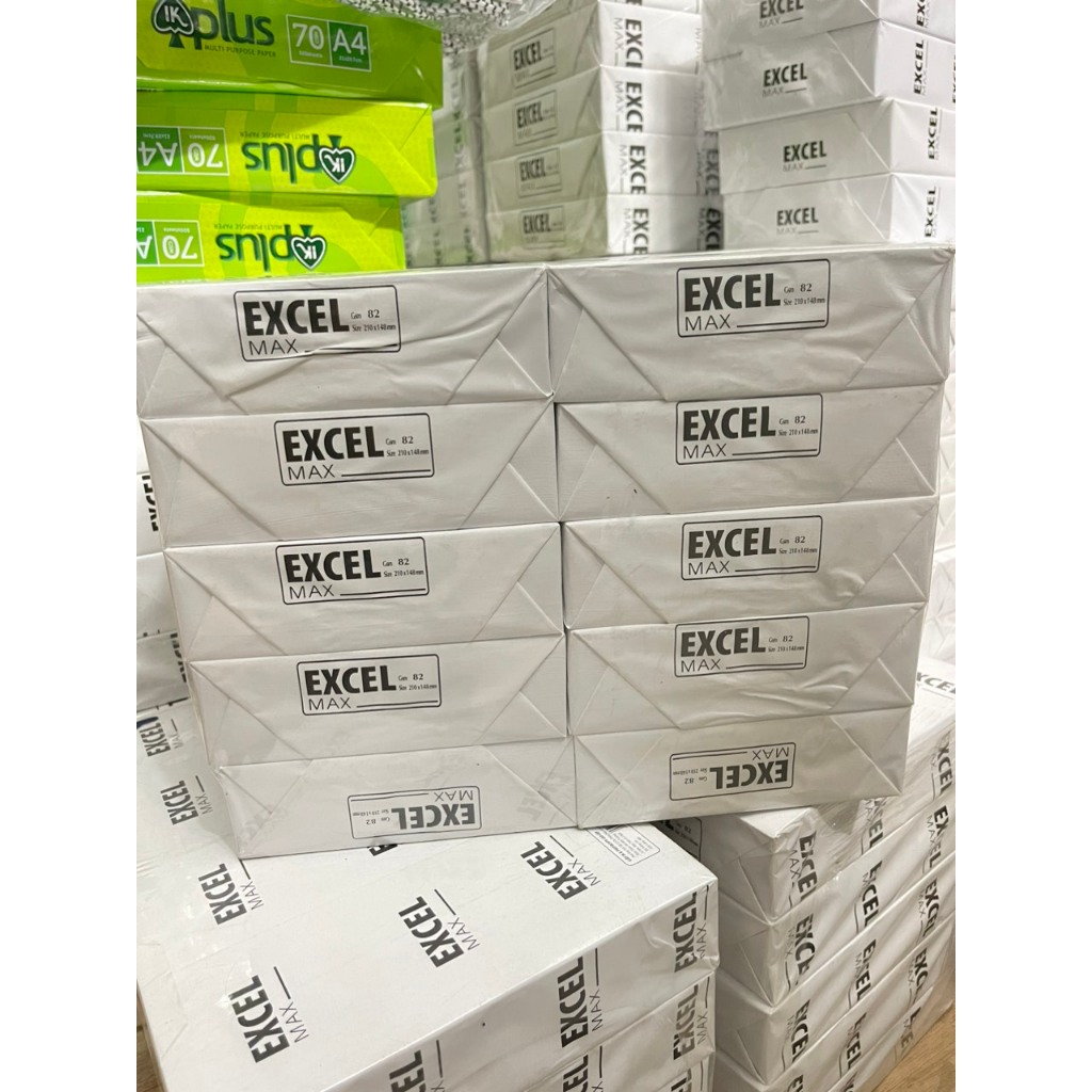 Giấy A5, giấy in A5, combo 10 ram giấy excell A5 70, 10 ram excell A5 80 (450 tờ), giấy trắng a5
