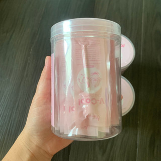 Hộp 30 que tưa lưỡi Vcool cho bé ( hộp hồng )