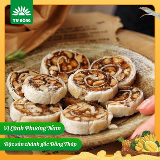 Me Cuộn - Làm Từ Trái Cây Miền Tây, Ít Đường, Dẻo Giòn - Đặc Sản Chánh Gốc Đồng Tháp - Tư Bông
