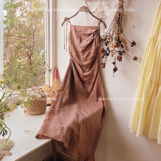 | 0303 studio | Đầm Hà Trang - Đầm 2 dây cổ thuyền xoè nhẹ