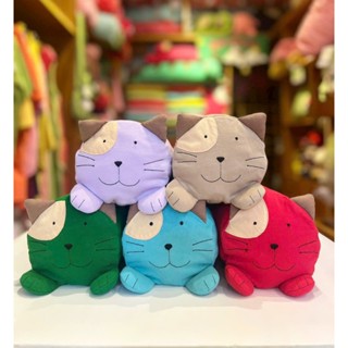 GỐI ÔM MÈO MẮT ĐỐM 40CM HIKOSEN CARA