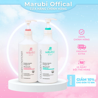 Marado Cặp Dầu Gội xả mềm mượt tóc Tinh chất Argan 1000ml