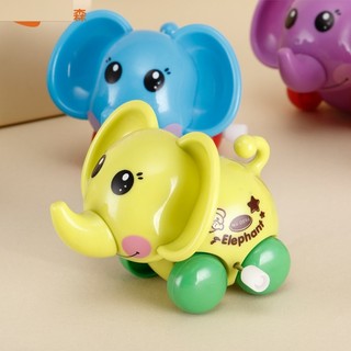Đồ chơi con lên dây cót hình chú voi đáng yêu cho bé - xe ô tô cót
