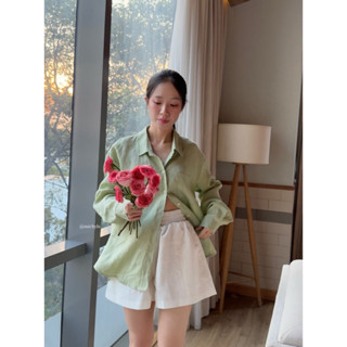 Quần ĐÙI lưng thun nữ - chất liệu linen dày dặn | mir.byhi