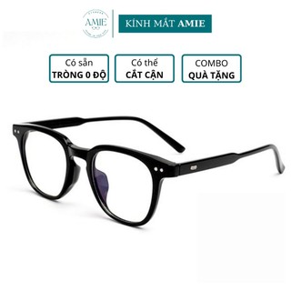 Gọng kính cận nhựa AMIE Eyewear mắt kính vuông thời trang Hàn Quốc nam nữ L213