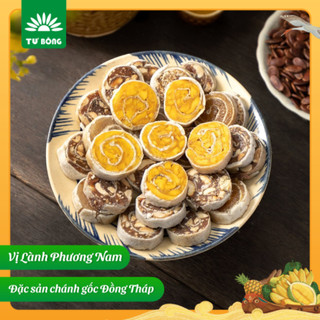Xoài Cuộn - Làm Từ Trái Cây Miền Tây, Ít Đường, Dẻo Giòn - Đặc Sản Chánh Gốc Đồng Tháp - Tư Bông