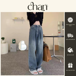 Quần jean dài dáng suông hot trend phong cách hàn quốc M41