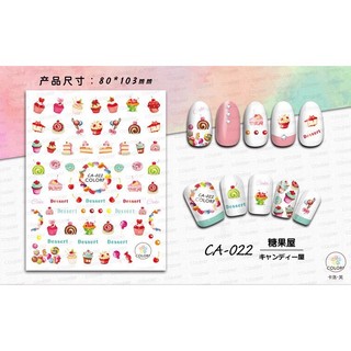 Sticker & Decal dán móng tay đồ uống