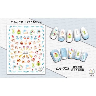 Sticker & Decal dán móng tay đồ uống