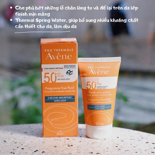 Kem chống nắng phổ rộng Avene mẫu mới