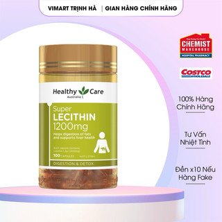 [CÓ BILL] Mầm đậu nành làm đẹp da Healthy Care, tăng vòng 1, cân bằng nội tiết tố chuẩn nội địa úc 100 viên