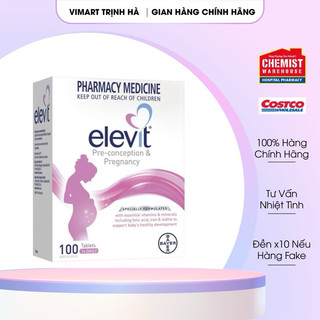 Vitamin tổng hợp elevit bầu úc chăm sóc phụ nữ trước và trong quá trình mang thai