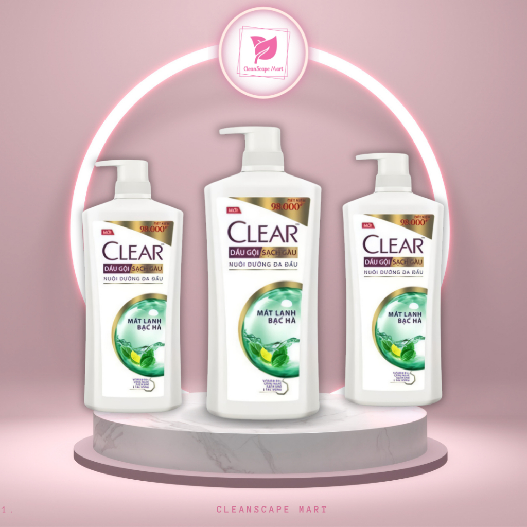 Dầu gội sạch gàu Clear 880g
