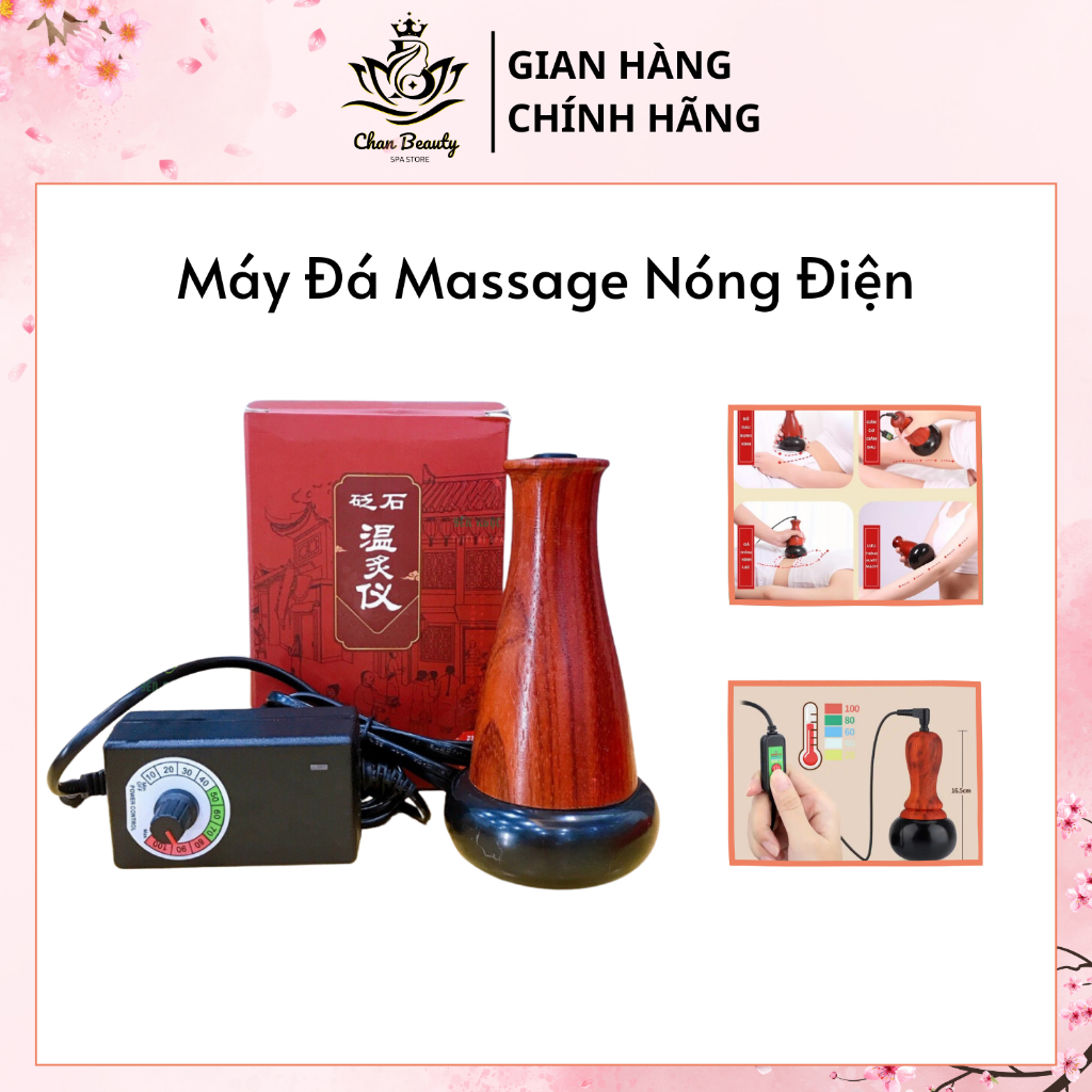Đá Massage Máy Đá Nóng Điện Đả Thông Kinh Lạc, Cốc Nhiệt Đá Massage Chỉnh Nhiệt Độ, Dùng Cho Spa Dưỡ