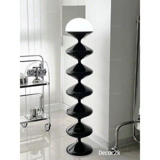 Có Sẵn -Đèn cây đứng đèn sàn phong cách Bauhaus bầu dục lượn sóng sang trọng