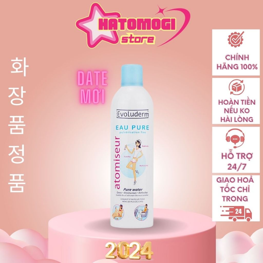 Xịt khoáng Evoluderm [Hàng Auth]