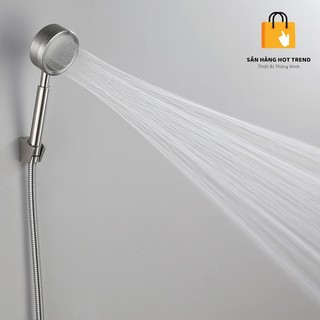 Vòi hoa sen tăng áp, sen tắm inox 304, bát sen cầm tay sus 304, tay sen tắm áp lực cao