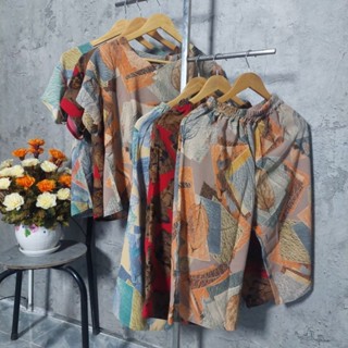 Đồ bộ trung niên hàng đẹp cho bà cho mẹ chất lụa hàn mềm mịn mát