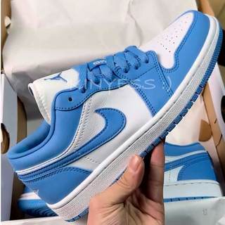 Giày air jordan 1 low "unc"