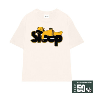 Áo Thun THE XIDE in chữ SLEEP mã 05 Chính Hãng Unisex Form Rộng Oversize Premium Cotton 100% 270gsm