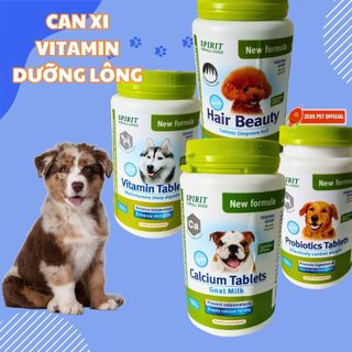 Viên Spirit bổ sung Canxi, Vitamin, Dưỡng lông và Men vi sinh cho Chó