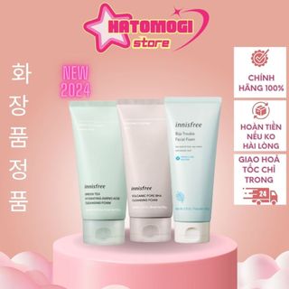 Sữa rửa mặt innisfree / sữa rửa mặt trà xanh ,tro núi lửa innisfree jeju volcanic pore cho nữ, nam