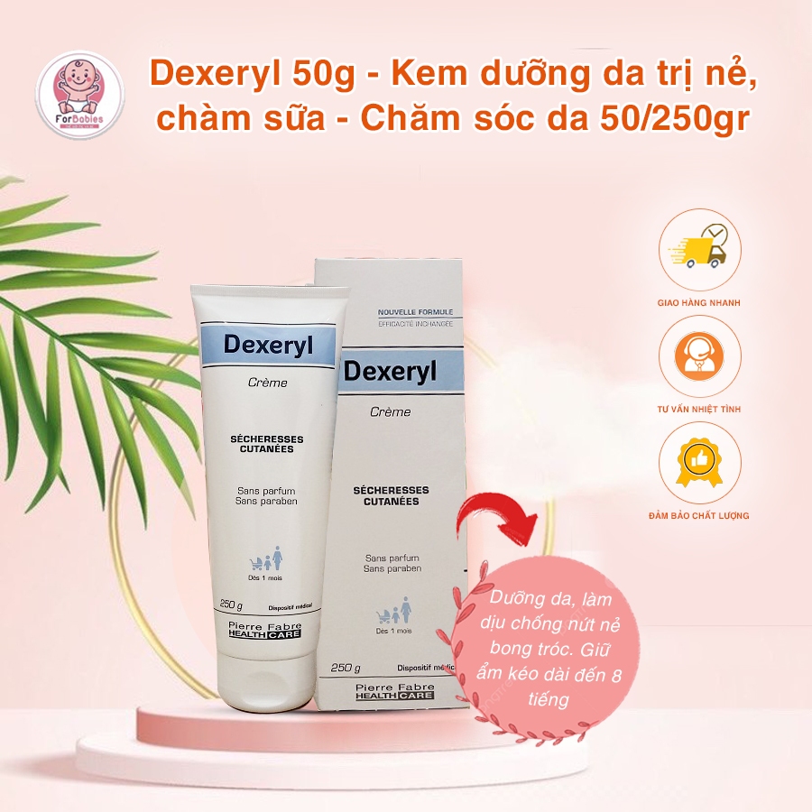 Kem nẻ Pháp dexeryl 50g/250g (Mẫu Mới)