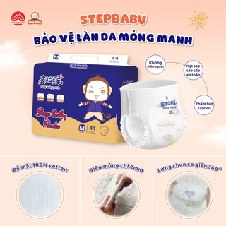 1 BỊCH ĐẠI STEPBABY 🙉 TẶNG QUÀ HẤP DẪN 🙉 Tã dán, Bỉm quần Nội địa 🙉 Đủ size 🙉Babycute, Sumikko, Taki