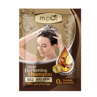 (5 MÀU )GỘI PHỦ BẠC TÓC NHANH CHÓNG MPROS 25ML