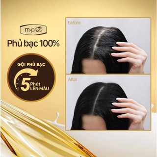 (5 MÀU )GỘI PHỦ BẠC TÓC NHANH CHÓNG MPROS 25ML