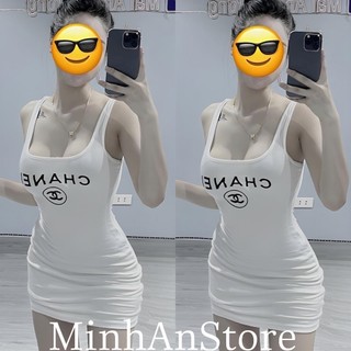 [Siêu Phẩm] Đầm Body Hai Dây Sợi Dày Siêu Tôn Dáng SEXY Chất Thun Gân Quảng Châu Co Dãn 4 Chiều Tự Tin Khoe Dáng