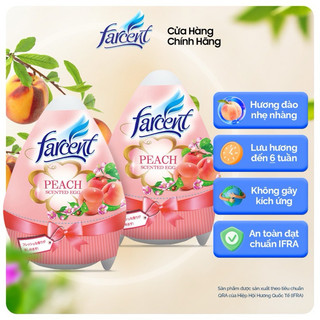 Combo 2 sáp thơm phòng farcent 170g - hương đào