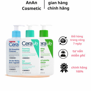 Sữa rửa mặt CeraVe Foaming Facial Cleanser