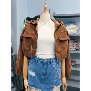 [ BIGSIZE TRÊN 55KG ] ÁO CROPTOP CỔ YẾM bigsize nữ