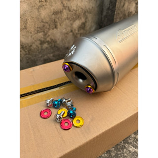 Ốc salaya , titan kèm long đền gắn bô 4 road