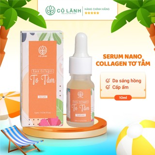 Serum Nano Collagen Tơ Tằm Cỏ Lành 10ml - Làm mờ các vết thâm, nám, tăng sinh colllagen cho da