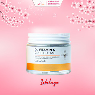 Kem trắng da Lebelage Dr. Vitamin C Cure Cream dưỡng trắng da mặt mờ thâm giảm nám từ Vitamin C Niacinamide 70ml | Mmall