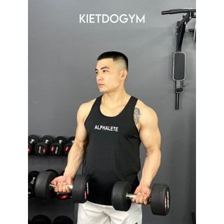 Áo thun ba lỗ thể thao tập gym nam, chất thun poli mềm mịn