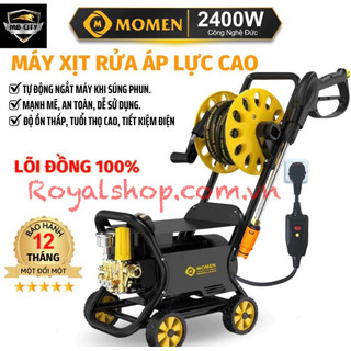 Máy Rửa Xe Áp Lực Cực Cao Momen 2400w Chính Hãng Lõi Đồng - Máy Bán Công Nghiệp - Bảo Hành 12 Tháng (Dùng thử 7 ngày )