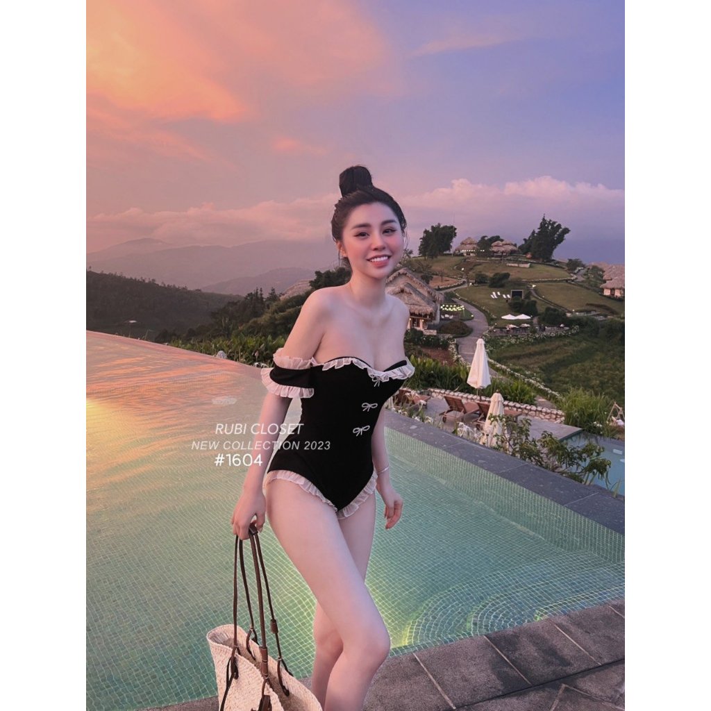 Bikini Đi Biển,Bikini Sexy Kiểu Dáng Trễ Vai Đính Nơ Chuẩn Loại 1 Tag Đá | BigBuy360 - bigbuy360.vn