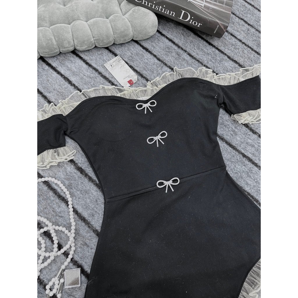 Bikini Đi Biển,Bikini Sexy Kiểu Dáng Trễ Vai Đính Nơ Chuẩn Loại 1 Tag Đá | BigBuy360 - bigbuy360.vn