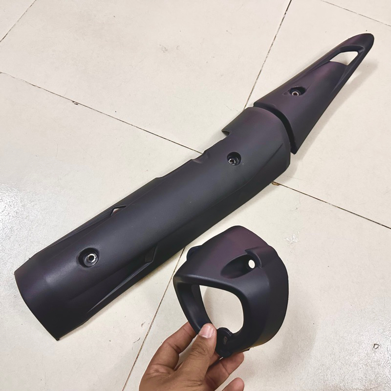 Ốp Pô Exciter 150 (gia công) full đen nhám