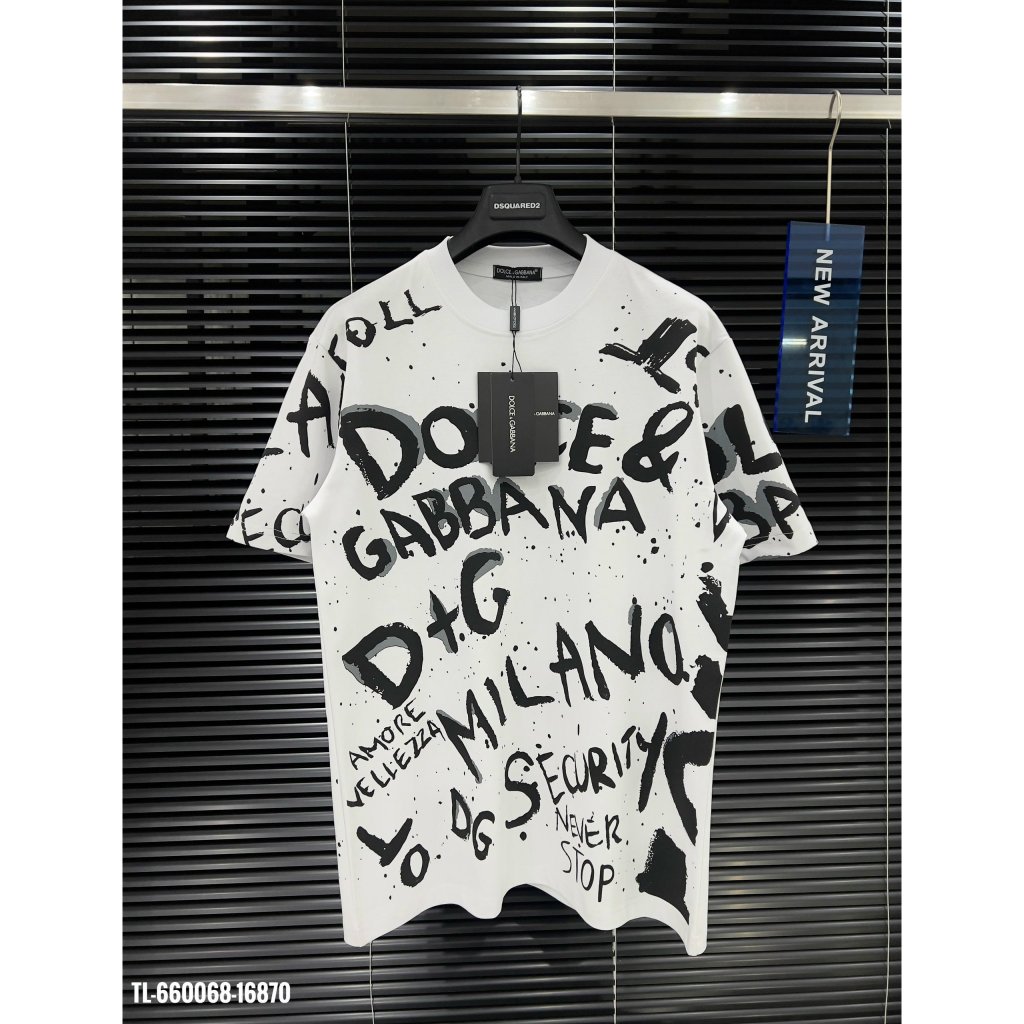 🔥Hot🔥Áo thun DG lever họa tiết chữ thiết kế hot trend cặp đôi Nam nữ New 2024